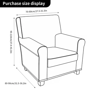 1 Sedežev Mehko Elastično Stretch Kavč Pokrovček Barva Enem Kavču Kritje za Pohištvo Naslanjači Dnevni Sobi Doma Dekor 2021