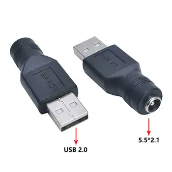 1X DC Jack 5.5x2.1 Ženski 5.5*2.5 7.4*5.5 7.9*5.5 Micro USB Tip-C USB2.0 Moški Vtič Converte Prenosnik Ac Priključek