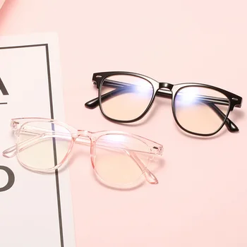 2020 Nov Pregleden Računalnik Očal Okvir Ženske Moški Anti Modra Svetloba Okrogle Očala Blokirajo Očala, Optično Spektakel Eyeglass