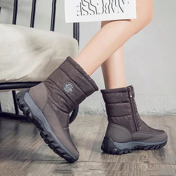 BEYARNE ženske nepremočljive čevlje zgornji del ženske zimske čevlje toplo plišastih non-slip novega modela, brezplačna dostava na prostem čevlji za ženske