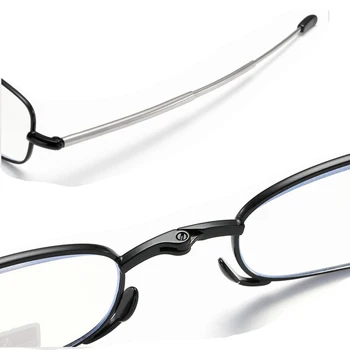 Blokiranje Modra Svetloba Presbyopia Očala Zložljive Obravnavi Očala z ohišjem, ki je Očala +100 Do +400 Ultra Tanek Anti UV400