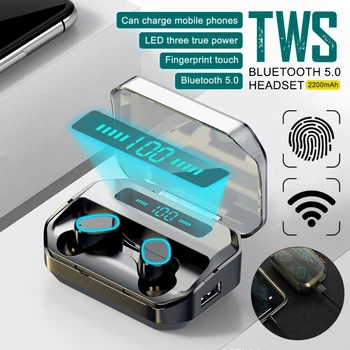 Bluetooth Čepkov Za Iphone, Samsung Android Brezžične Slušalke Za IPX5 Vodotesne Slušalke & Slušalke Bluetooth Slušalke