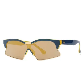 Buljiti Ženske Sončna Očala 2021 Enem Kosu Sončna Očala Ženski Luksuzne Blagovne Znamke Oblikovalec Vintage Sončna Očala Kvadratnih Gafas De Sol