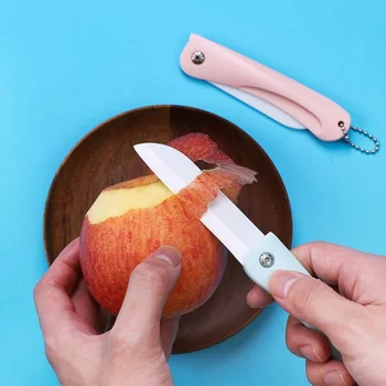Cirkonij Keramični nož za sadje kuhinja orodje prenosni folding nož multi-funkcijo mini doma lupilnikom skalpelom