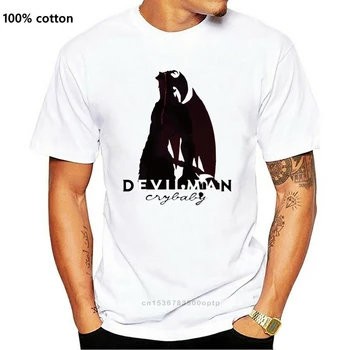 Devilman T-Shirt Cry Baby Smešno Vrhovi Tee Majica