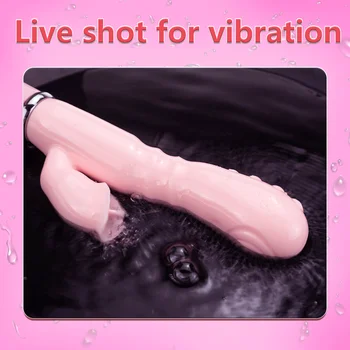 Dildo Vibratorji Muco Lizanje Spola Igrače, Dvojne Vibracije Sex Izdelki za Ženske Ženski Klitoris Stimulator Spolnih Odraslih, Pralni