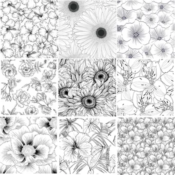 Emboss Žig Mat Teksturo za Pokrivanje Cvetnih Listov Vzorec Polimerne Gline Teksturo Stanja Žig Za Oblikovalec DIY Keramika Keramične Obrti