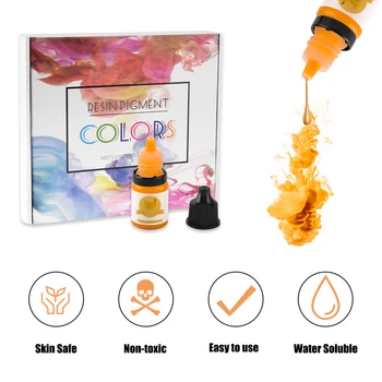 Epoksi Smolo, 5ml 24 Barve Smolo Pigment Zgoščeni DIY Barvo Kristalno Sveča Pigment Dye Barvilo Nakit, Izdelava Dodatki