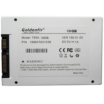 Goldenfir SSD 120GB SSD 2.5 Trdi Disk Disk Disk ssd Diski 2.5 inch Notranji SSD