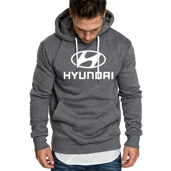 Hoodies Moških Hyundai Motor Avtomobila, Logo Print Majica Moški pulover s kapuco hiphop harajuku Moda Priložnostne Runo trenirko