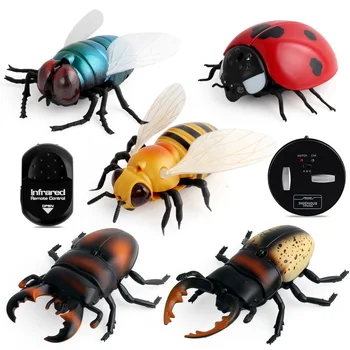 Infrardeči RC Model Simulacije Živali Letenje Oddaljeni Nadzor Žuželk Ladybug Otroci Igrače Darilo