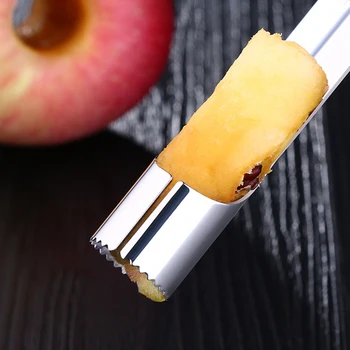 Iz nerjavečega jekla apple corer sadje luknjičaste orodje Lupilnikom Ustvarjalne večnamensko sadje jedro dela-shranjevanje sadja jedro amalgama
