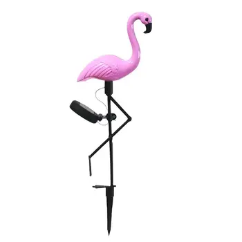 Led Flamingo Nepremočljiva Sončna Trata Svetlobo Na Prostem Vrt Dekoracijo Svetlobe Vrtna Tla Z Krajine Luči