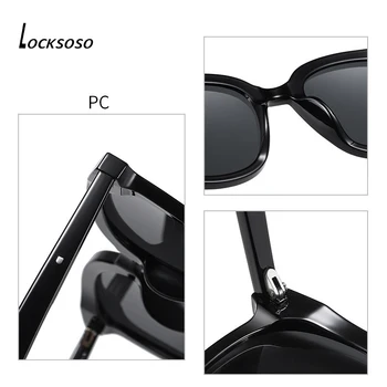 LOCKSOSO sončna Očala Ženske Moški 2020 Polarizirana Moda Uv400 Visoko Kakovost Vožnje Velika Očala za Sonce Odtenki Ženske Črno Roza Oculo