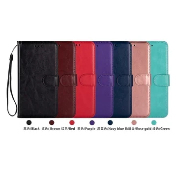 Luksuzni Usnjena torbica Za iPhone 12 Pro Mini Max 11 X XS Max XR 7 8 6 6S Plus SE 2020 5 5s Flip Denarnice Zaščitni Pokrovček Telefona Capa