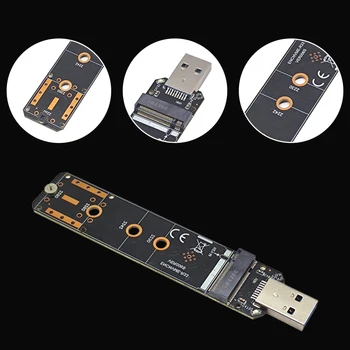M. 2 na USB 3.1 Dvojni Protokol SSD Adapter M. 2 NVME PCIe NGFF SATA M2 SSD Primeru za 2230 2242 2260 2280 NVME/SATA M. 2 SSD