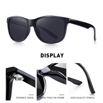MERRYS DESIGN Moških Polarizirana sončna Očala Za Vožnjo Športih na Prostem TR90 Serije UV400 Zaščito S3010