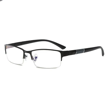 Moški in ženske brez okvirjev kvadratnih obravnavi očala bralec očala za daljnovidnost obravnavi očala računalnik očala + 1.0 + 2.0 + 3.0 + 4.0
