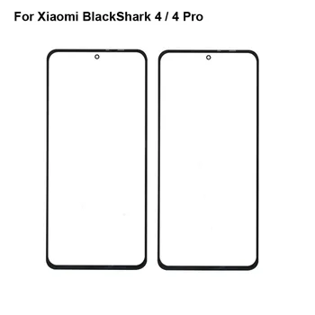 Nadomestni Deli Za Xiaomi Black shark 4 Zunanji Zaslon na Dotik LCD zaslon na Prednji Plošči Zaslona Stekleni Pokrovček Objektiva 4Pro Brez Flex Kabel