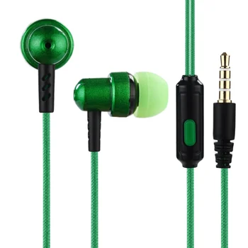 Najlon Pleteni Slušalke Žične Slušalke Z Mikrofonom Prenosne Avdio In Video Naprave za Samsung Huawei Telefon Xiaomi Mp3