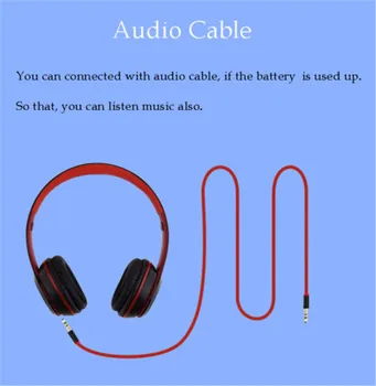Nove Slušalke Brezžične 5.0 Bluetooth Slušalke Slušalke Stereo Glasbe Čelade Headset Gaming Zložljive Za Telefon, RAČUNALNIK Tablični Darilo