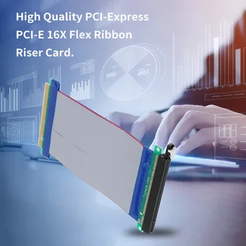 PCIe 16X PCI Express, PCI-E 16X, da 16X Riser Extender Sim Adapter Prožni Kabel