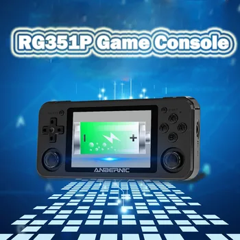 RG351P Ročno Igralno Konzolo 3.5 Palčni Zaslon Več Emulators 2500 Igre Dvojno 64GB Zaslon IPS Prenosni Retro Igra Konzola#g3