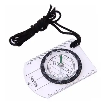 Strokovno Mini Kompas, Zemljevid Lestvica Vladar Večnamensko Kompas Pribor za Preživetje, Kampiranje, Pohodništvo Prostem Oprema X7T3