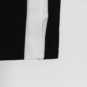 TWOTWINSTYLE Mozaik Hit Barve Seksi Obleko Za Ženske Povodcem brez Rokavov Visoko Pasu Strani Split Obleke Ženska 2021 Poletne Obleke