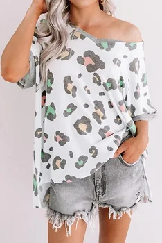 Vroče prodaje lep Modni Bombaž Majica s kratkimi rokavi za Dekle Tees Lepe Ženske Ženske T-shirt Kratek Rokav