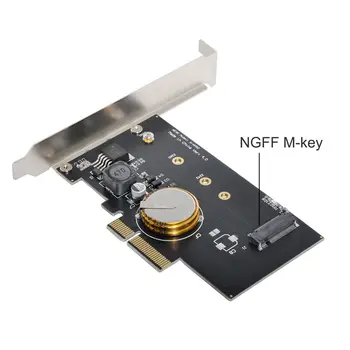 Xiwai M. 2 NGFF M Ključ SSD Nvme Kartico PCI-E 3.0 x4 Adapter PCI Express z Izpada Varstvo 4.0 F Super Kondenzator