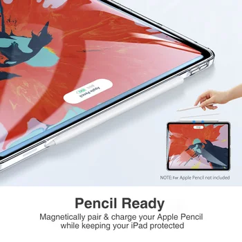 Za iPad Pro Za 12,9 11 Primeru Mini 6 2021 Silikonski Pregleden Ultra Tanek Pokrovček Za iPad Zraka 4 Primeru Coque Dodatki