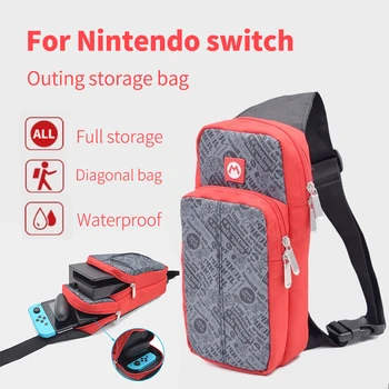 Za Nintendo stikalo vrečko messenger bag NS temo vrečko za shranjevanje prenosni ramenski trak trak vrečko polno shranjevanje vodotesno ohišje